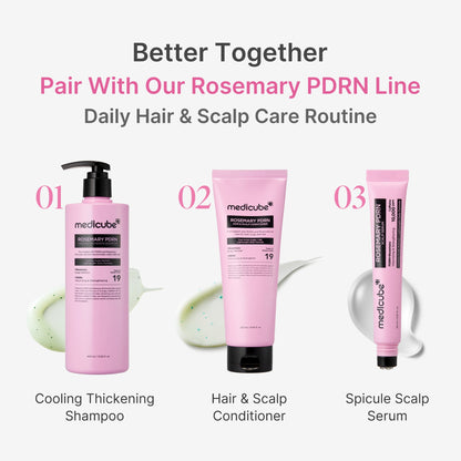 Rosemary PDRN Cooling Thickening Shampoo | Medicube