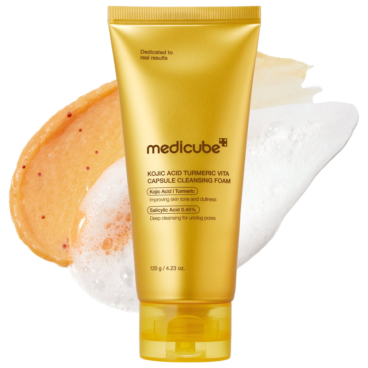 Kojic Acid Turmeric Vita Capsule Foam Cleanser | Medicube