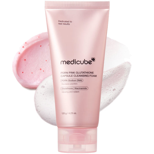 PDRN Pink Glutathione Capsule Foam Cleanser | Medicube