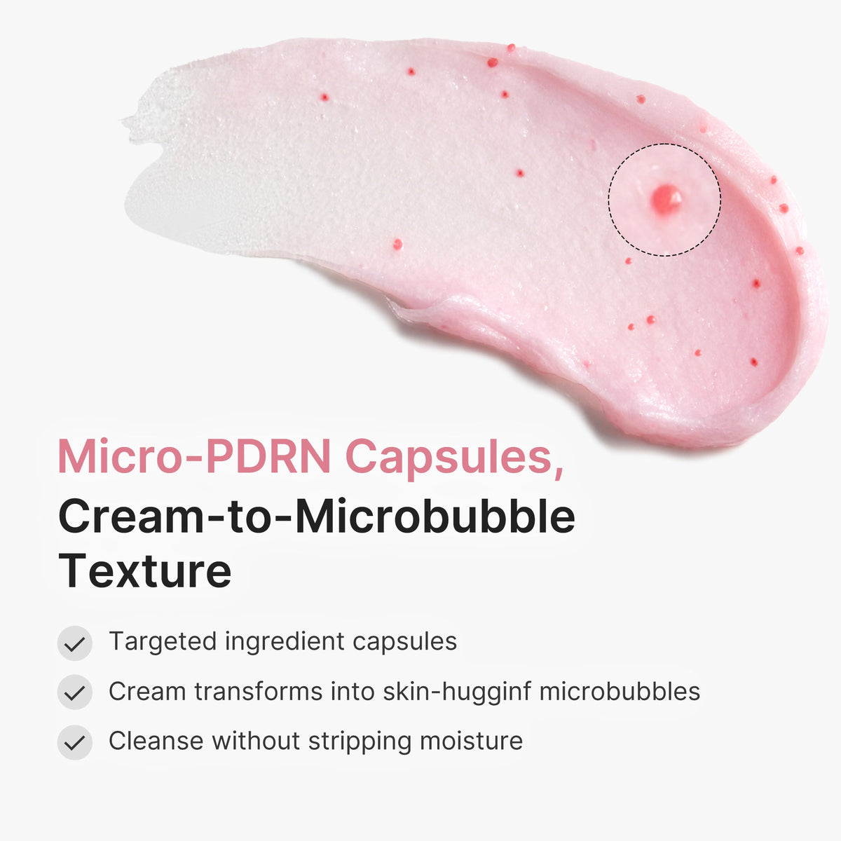PDRN Pink Glutathione Capsule Foam Cleanser | Medicube