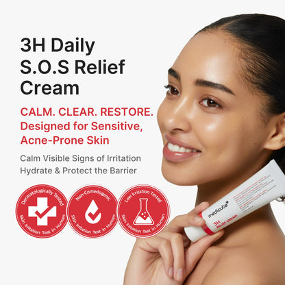 medicube 3H Daily Relief Cream | Daily Soothing Moisturizer for All | Medicube