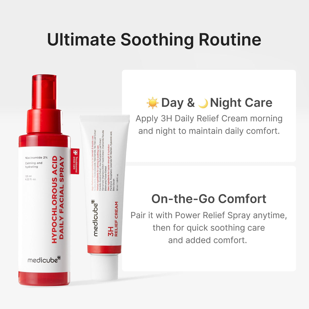 medicube 3H Daily Relief Cream | Daily Soothing Moisturizer for All | Medicube