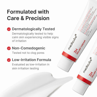 medicube 3H Daily Relief Cream | Daily Soothing Moisturizer for All | Medicube